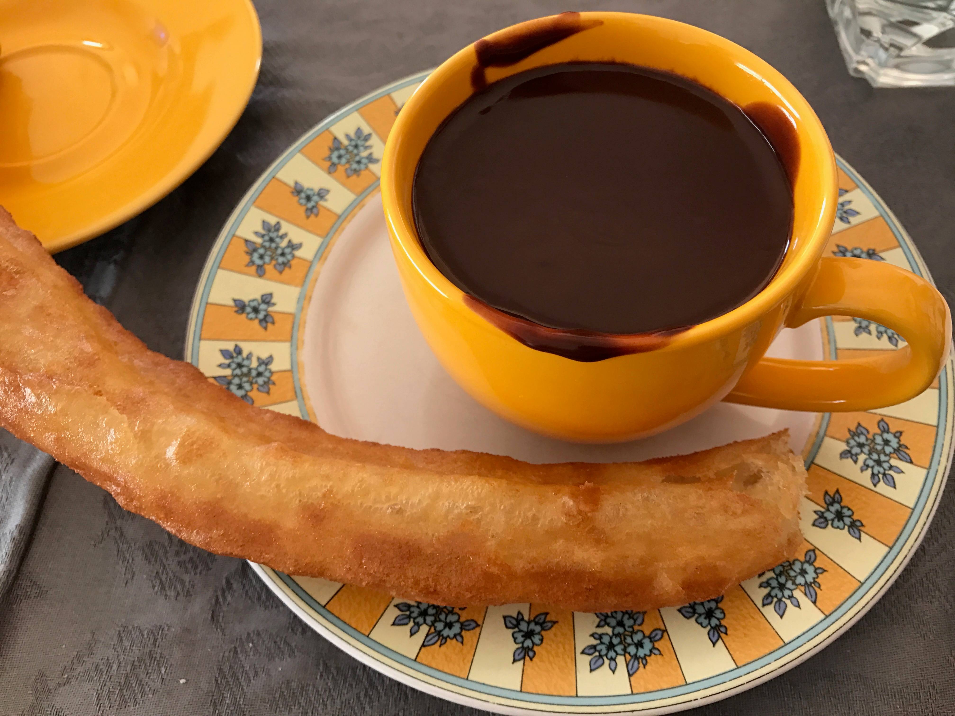 churros and chocolate