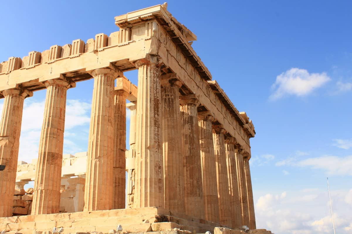The Parthenon in Athens, Greece