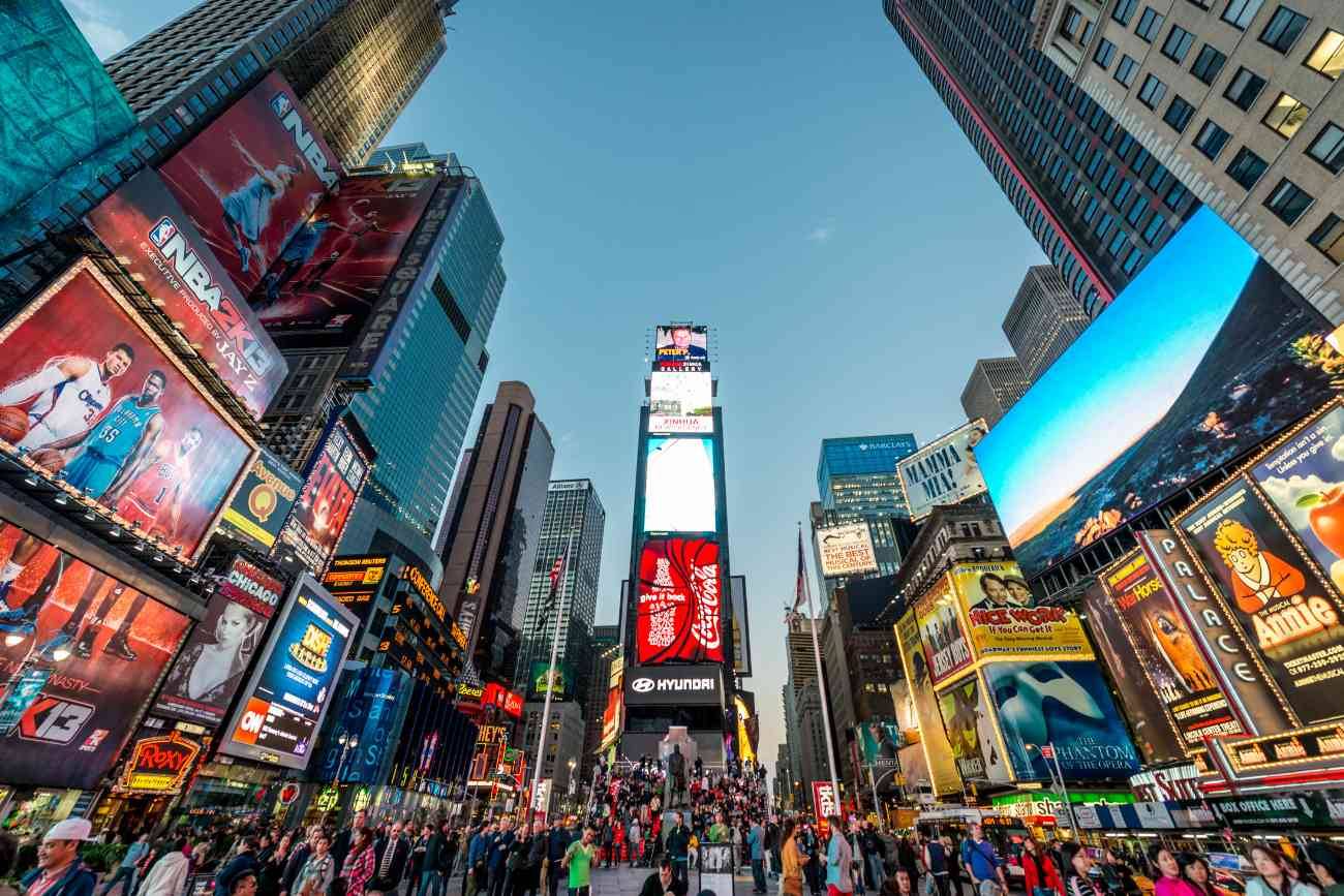 New York City’s colorful Times Square