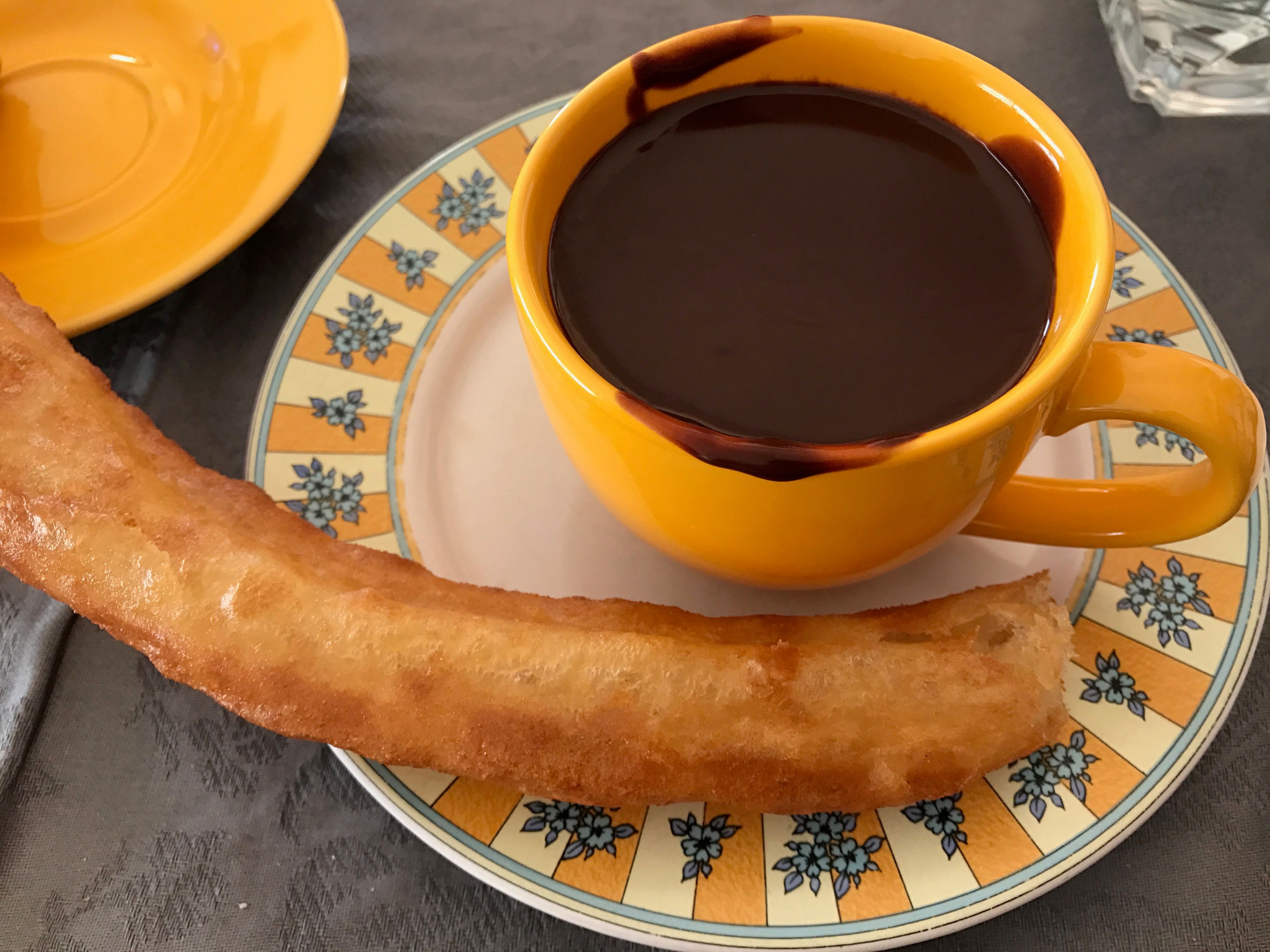 churros and chocolate