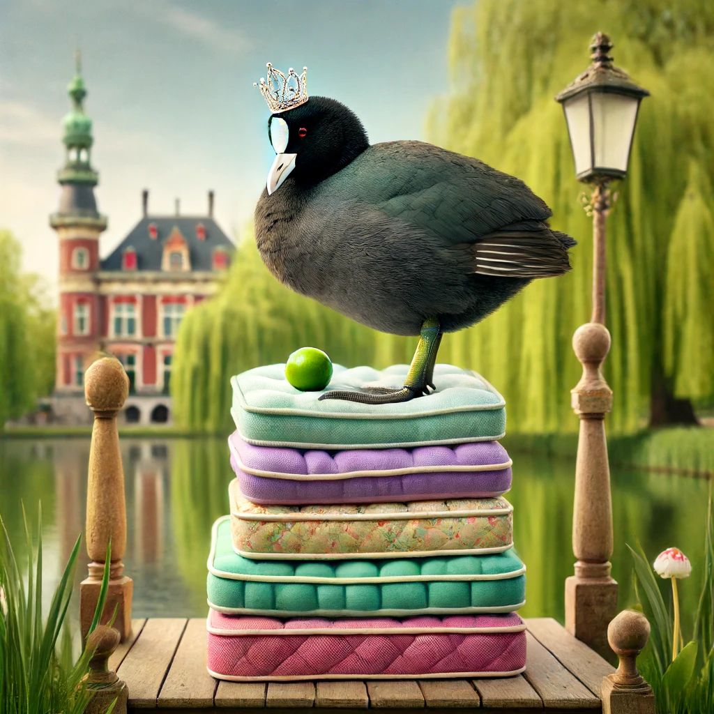 Coots in Amsterdam