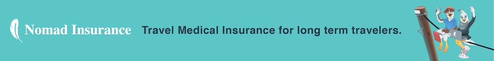 Travel medical insurance for long-term travelers.