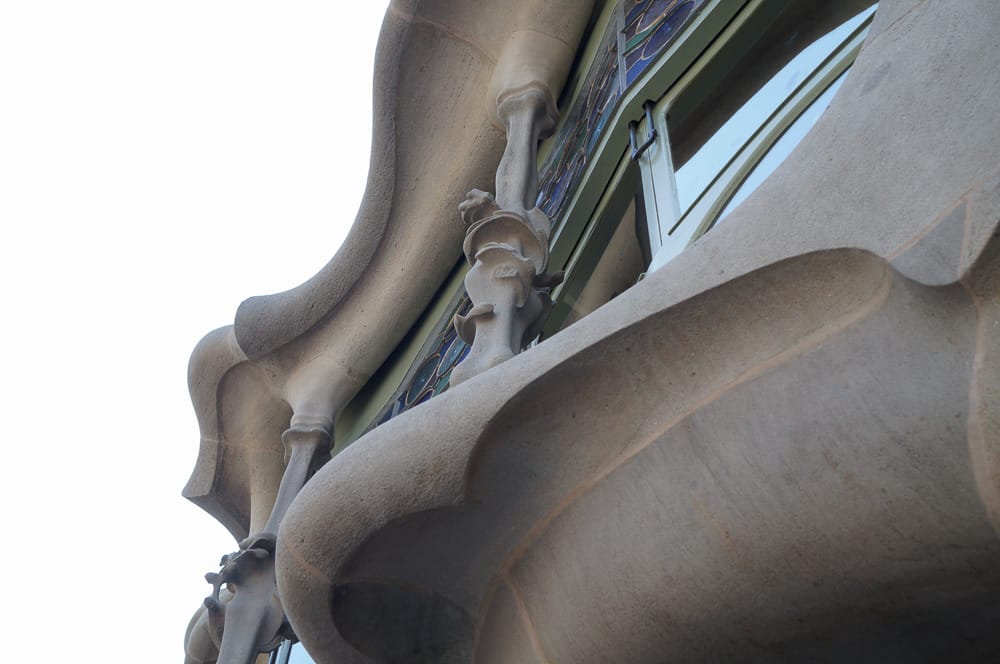 The facade of Casa Batlló