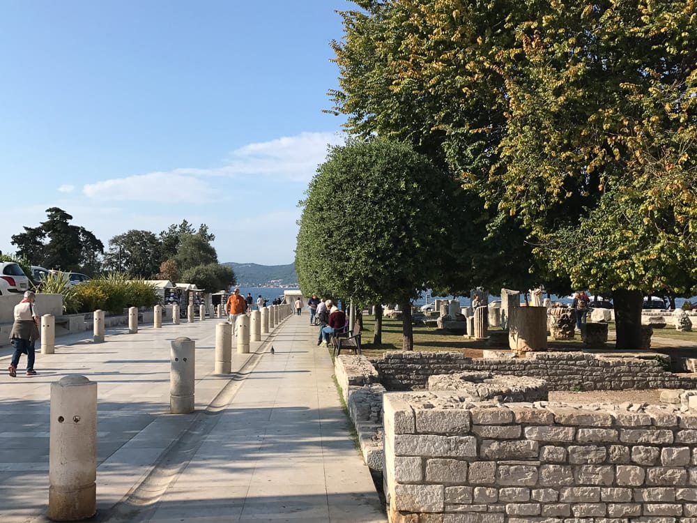 The Roman Forum in Zadar, Croatia