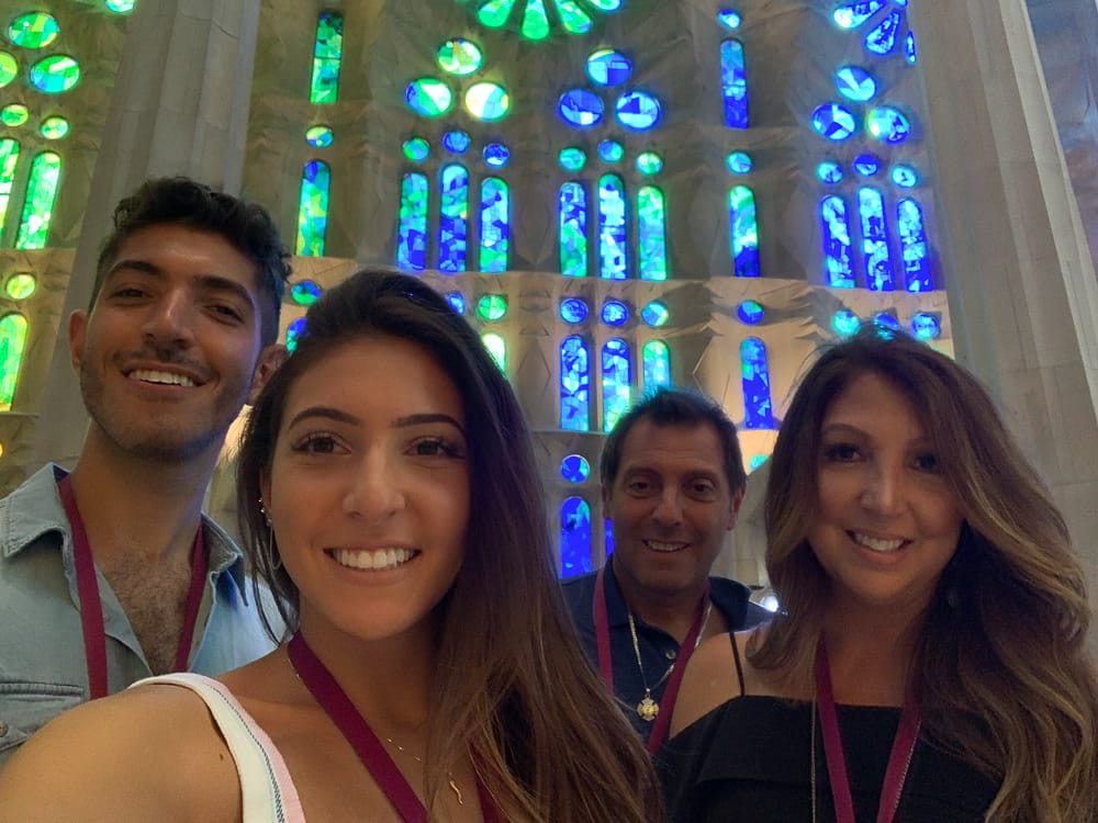 I visited La Sagrada Familia