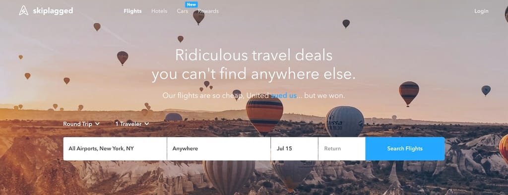 Skiplagged: Hidden City Ticketing