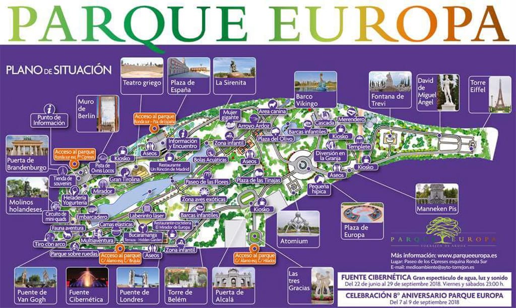 Parque Europa Map