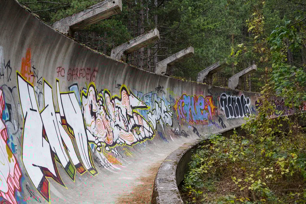 Bobsleigh Track in Sarajevo