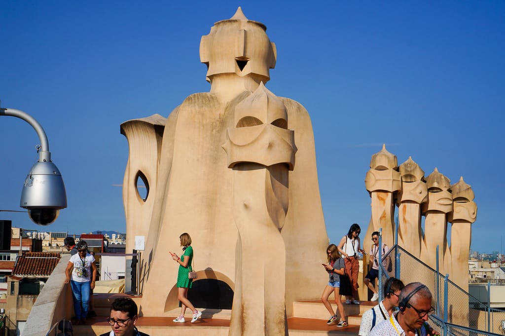 Gothic architecture inspired Casa Mila