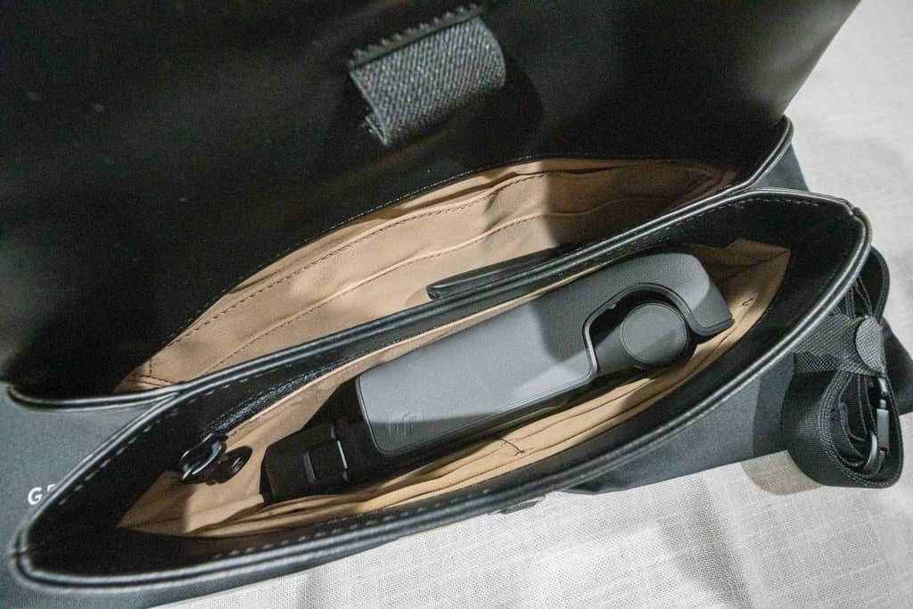 It's tight but the Pocket 3 fits in the 158 Travel Wallet Sling