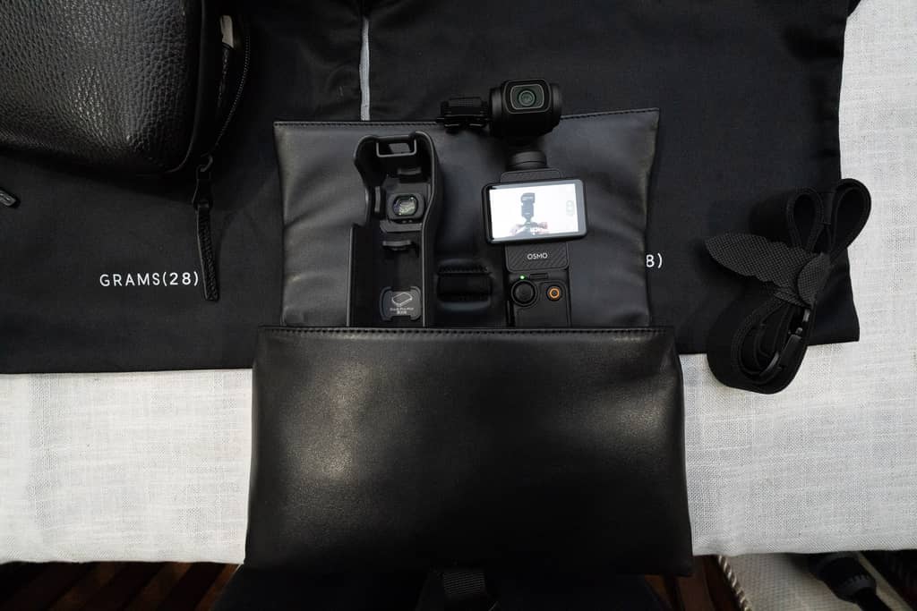 DJI Osmo Pocket 3 in my 158 Travel Wallet Sling