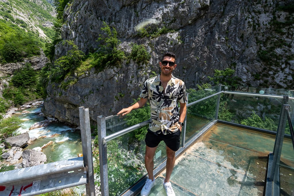 A photo of me traveling in the mountains