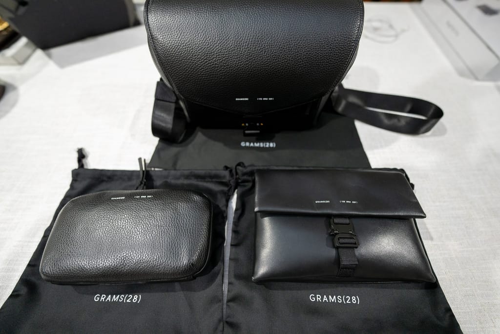 My 3 bags from GRAMS28 to review