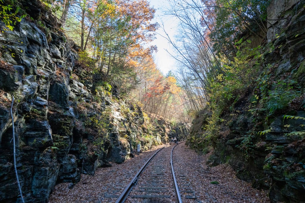 Pennsylvania Rail Bike tracks