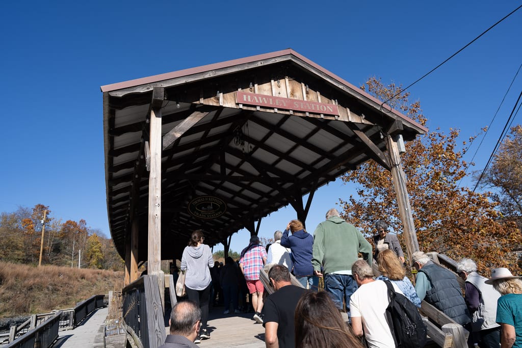 Pennsylvania Rail Bike station