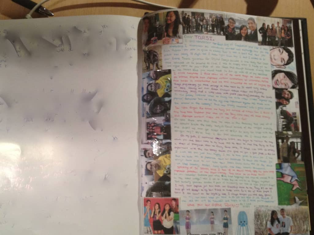 Can You Tell I Signed My Best Friend's Yearbook?
