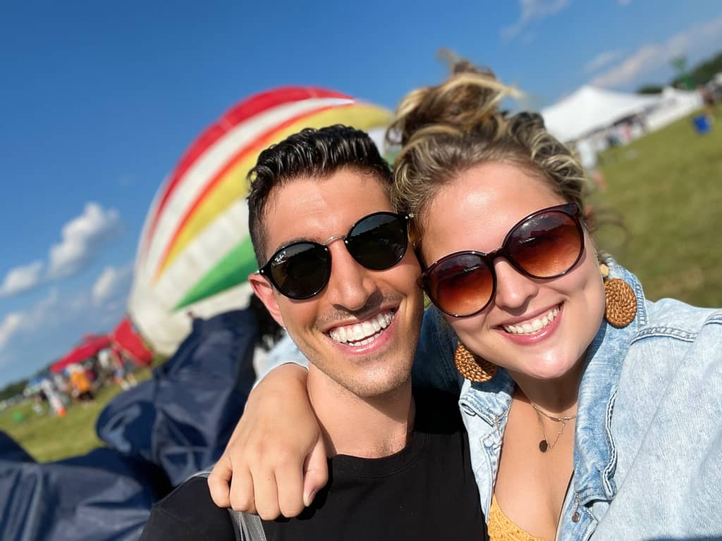 Me and Chrissy at the festival