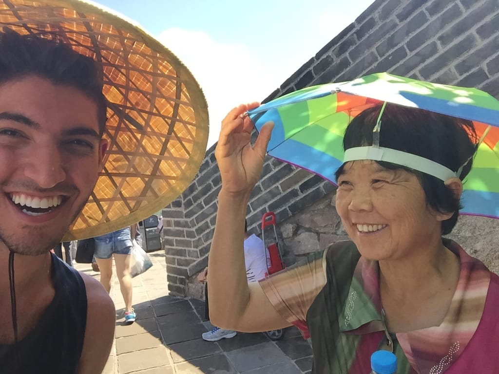 My Chinese straw hat in Wuxi