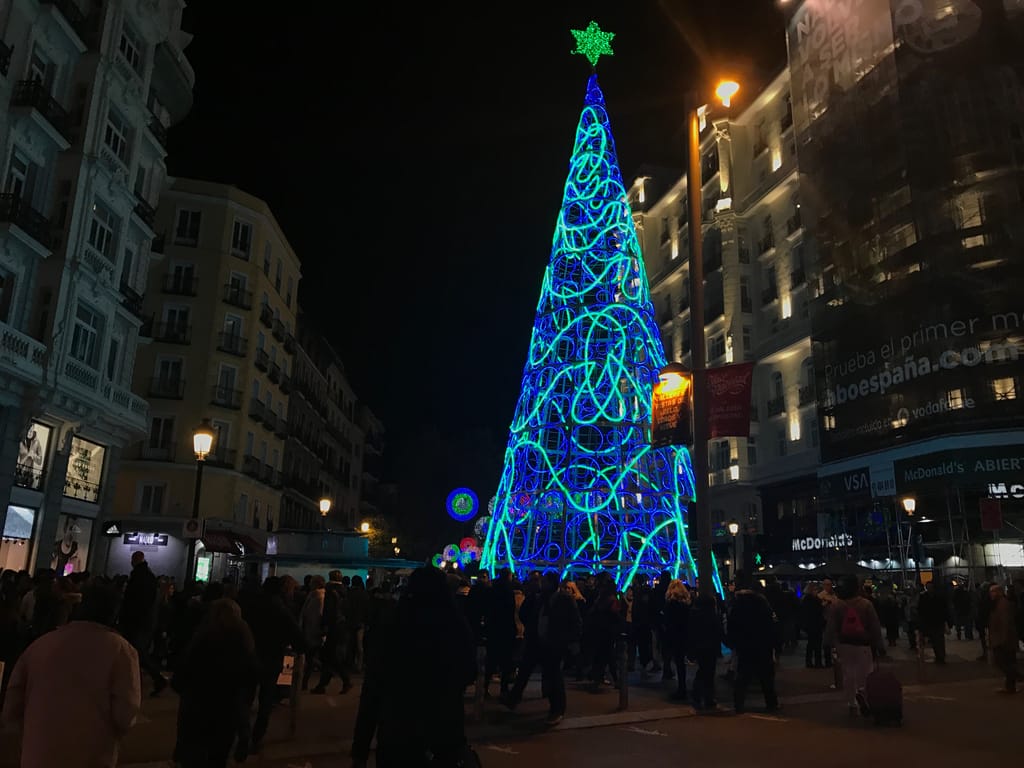 Madrid Christmas Tree