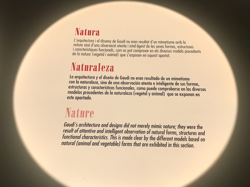 Casa Mila is inspired by nature