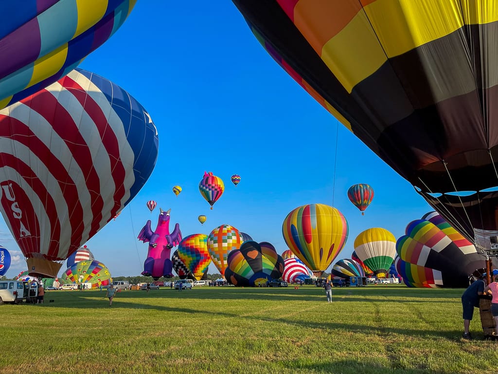 Balloons at the New Jersey Festival of Ballooning