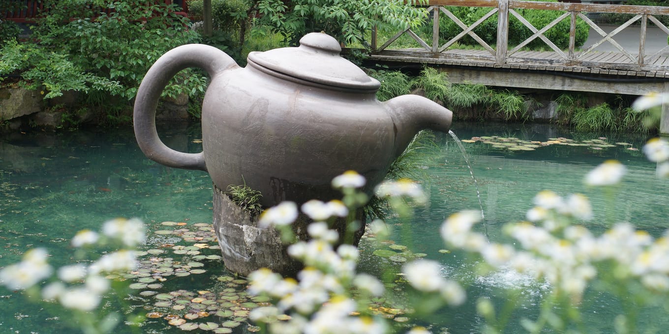 The Long Jing tea plantation at West Lake, Hangzhou