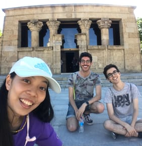 Exploring the Egyptian Templo de Debod in Madrid, Spain