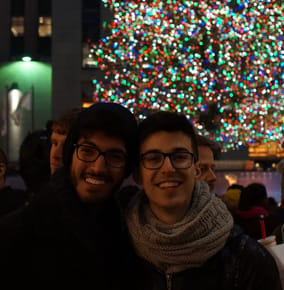 Our Ice Skate Date at the Rockefeller Center