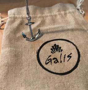 The Anchor Necklace By Galis Symbolizes Strength & Stability