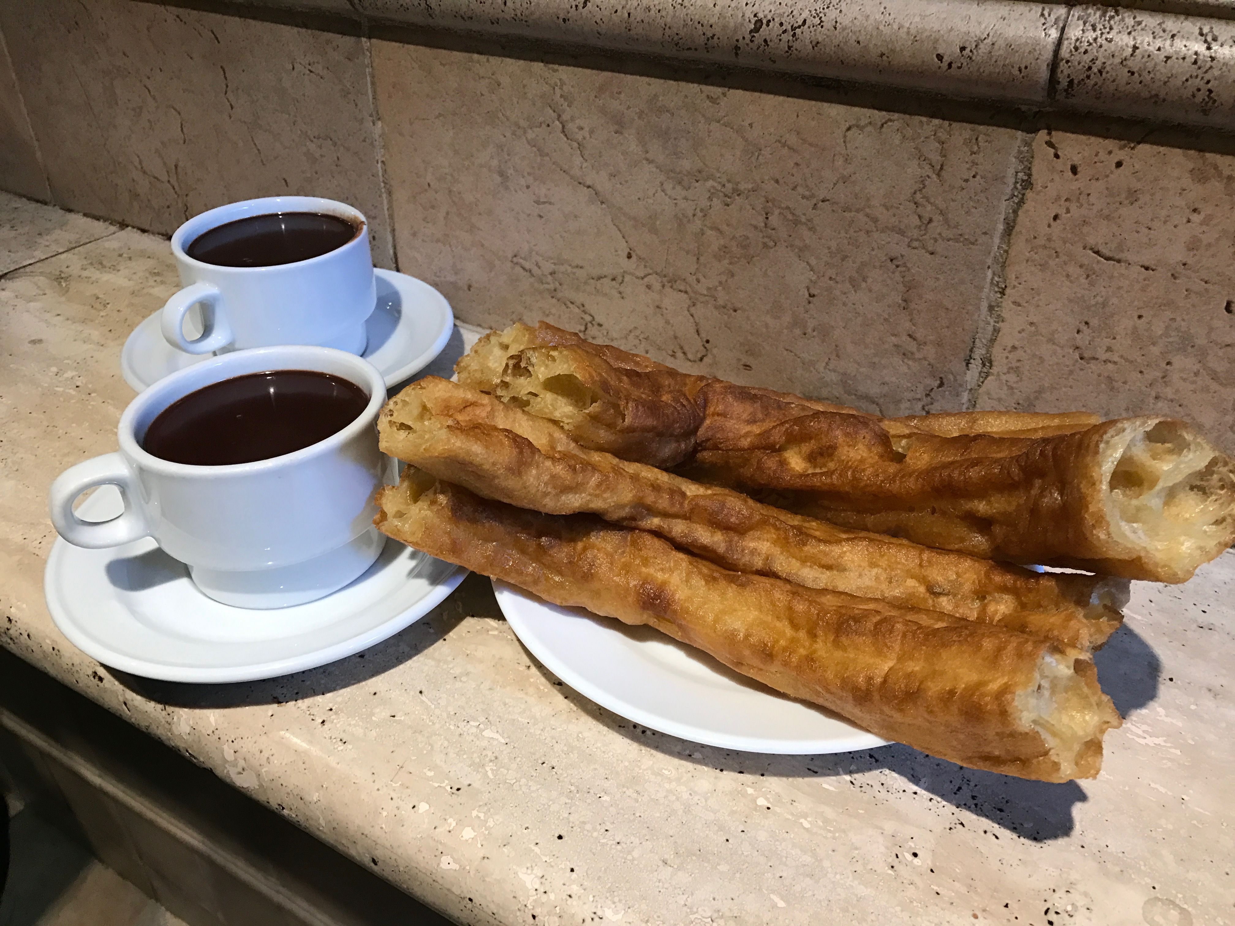 churros and chocolate