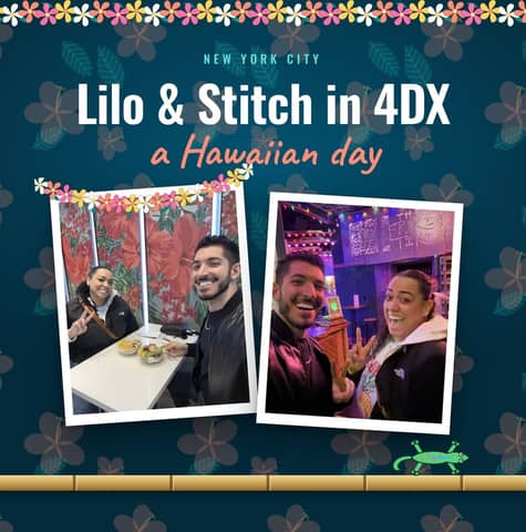 Lilo & Stitch in 4DX and a Hawaiian Day in New York City