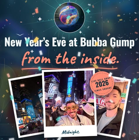 Bubba Gump’s New Year’s Eve Party, From the Inside