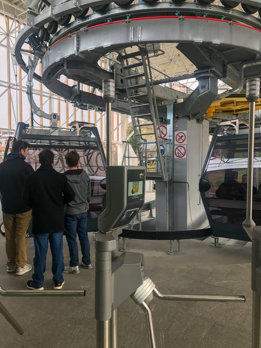 The Trebević cable car in Sarajevo