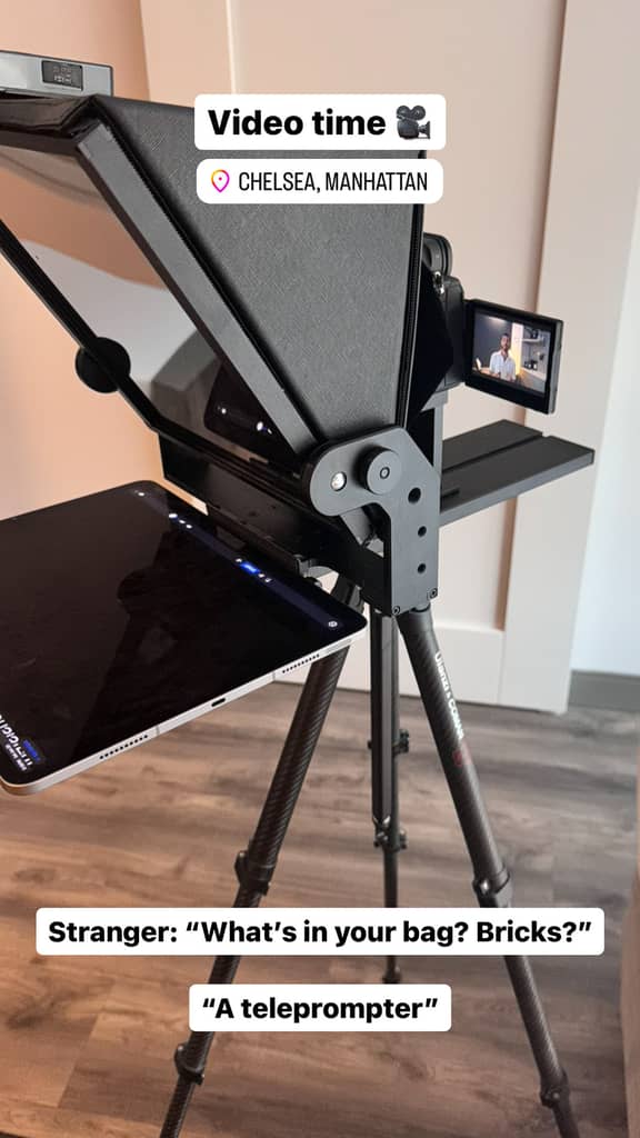 My teleprompter