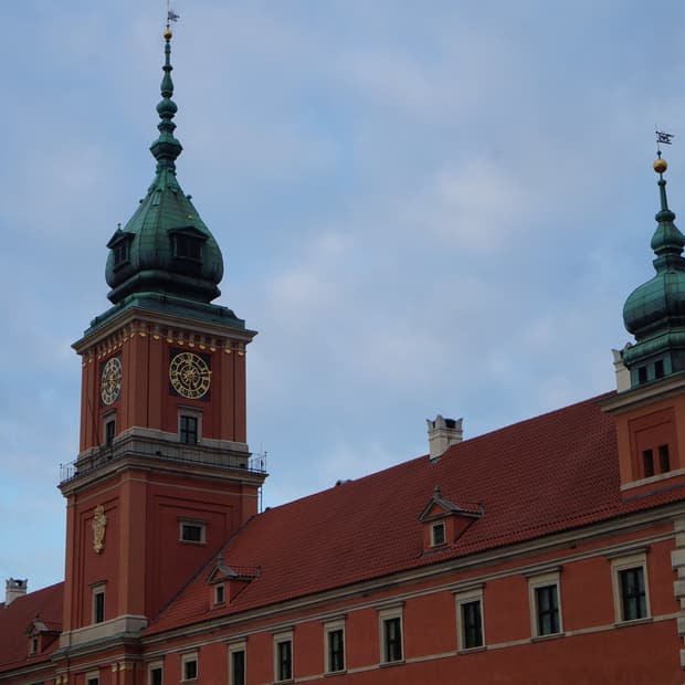 The Royal Castle in Warsaw's Castle Square