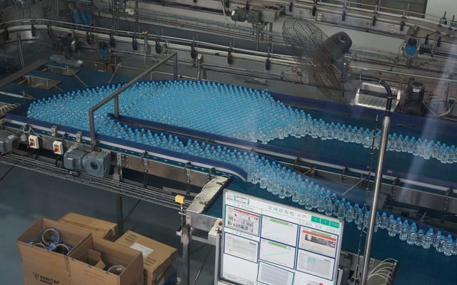 Inside the Nestle water bottle factory in Shanghai