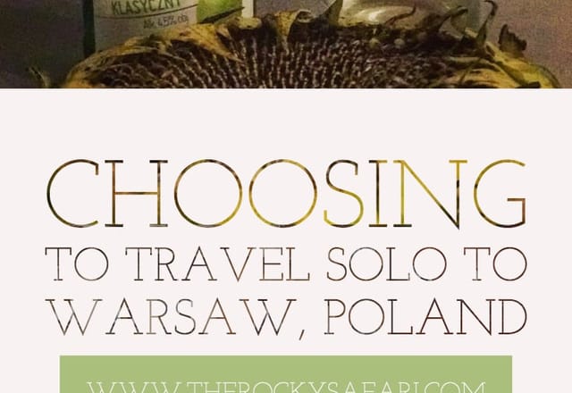Making Plans to Travel Solo to Warsaw, Poland