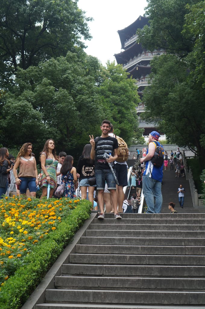 The Leifeng Pagoda in Hangzhou
