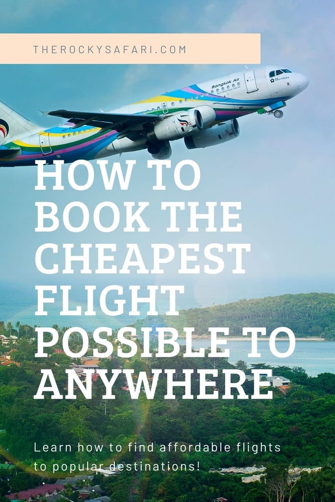 Pinterest Pin: How to Find Cheap Flights