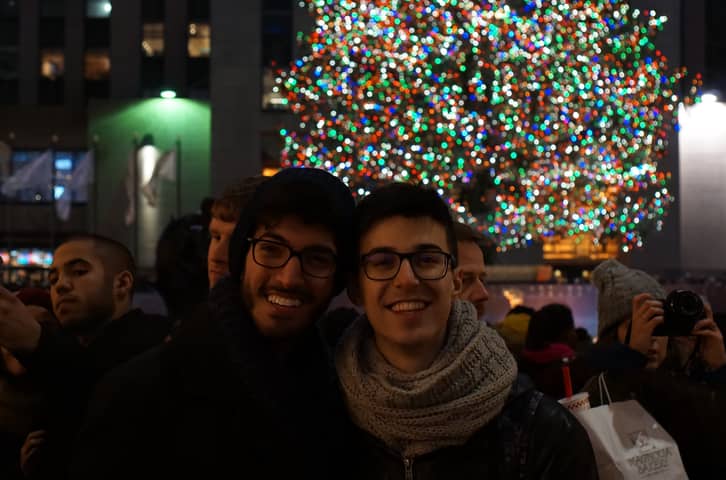 Our Ice Skate Date at the Rockefeller Center