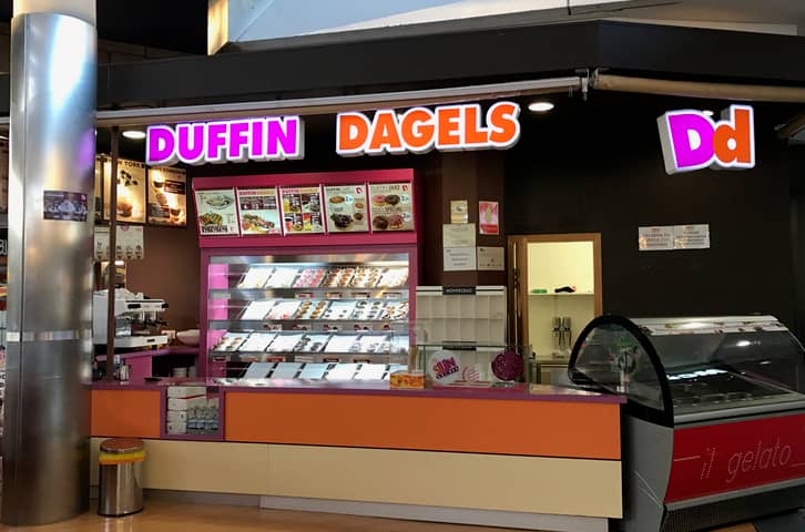 A Dunkin’ Donuts Ripoff Called Duffin Dagels Seriously Exists