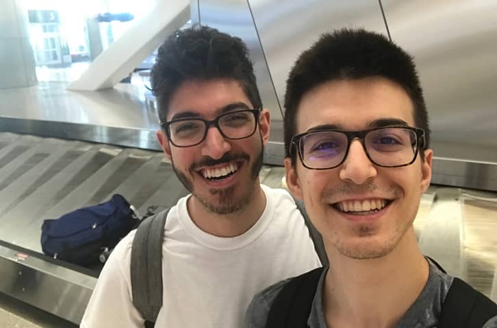 Jorge Came to the USA to Visit Me!