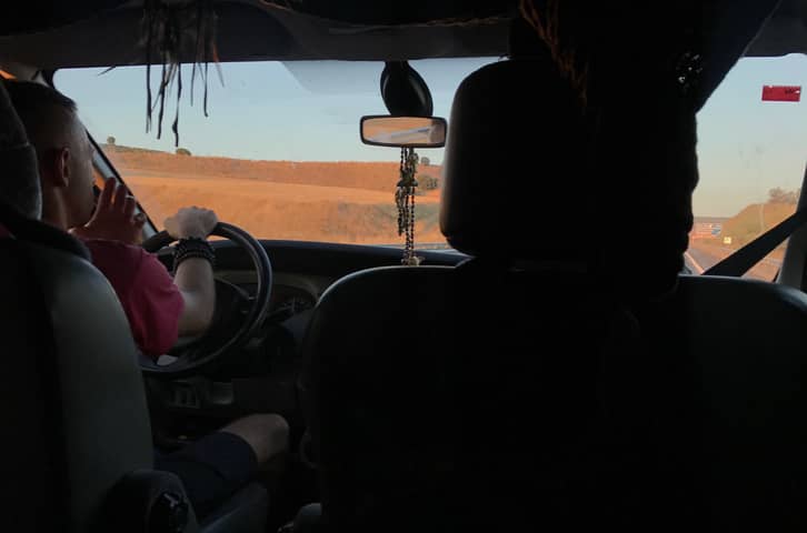 Getting Pulled Over By the Police Right After Hopping Into a Stranger’s Van