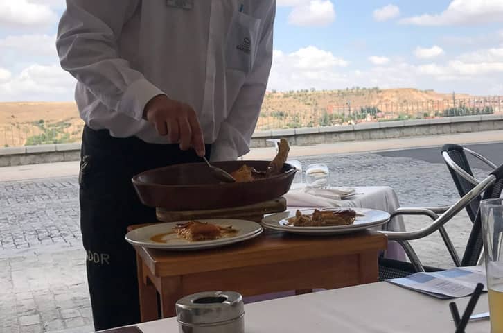 Sampling The Legendary Suckling Pig of Segovia