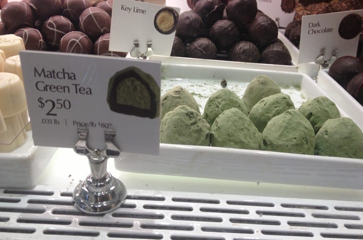 Godiva Matcha Green Tea Truffles!