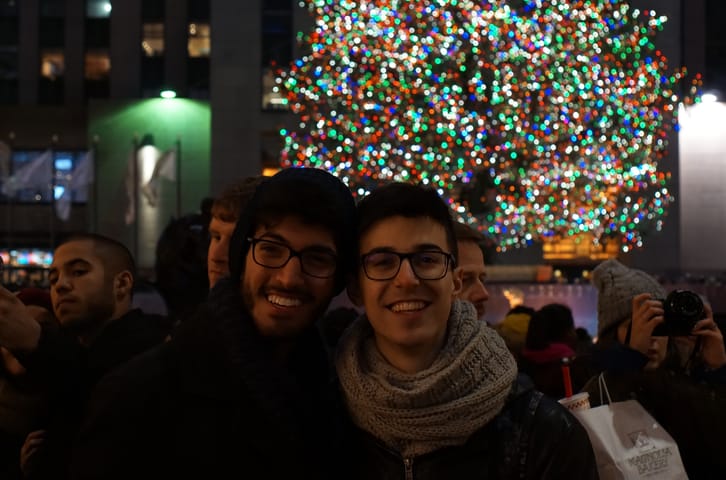 Our Ice Skate Date at the Rockefeller Center