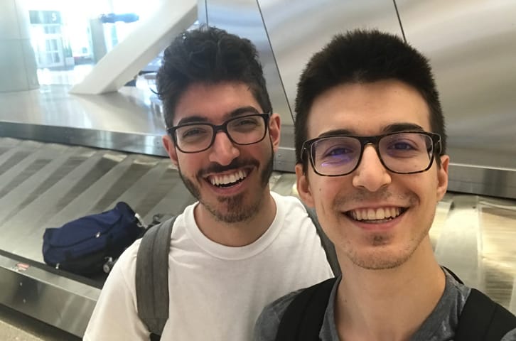 Jorge Came to the USA to Visit Me!