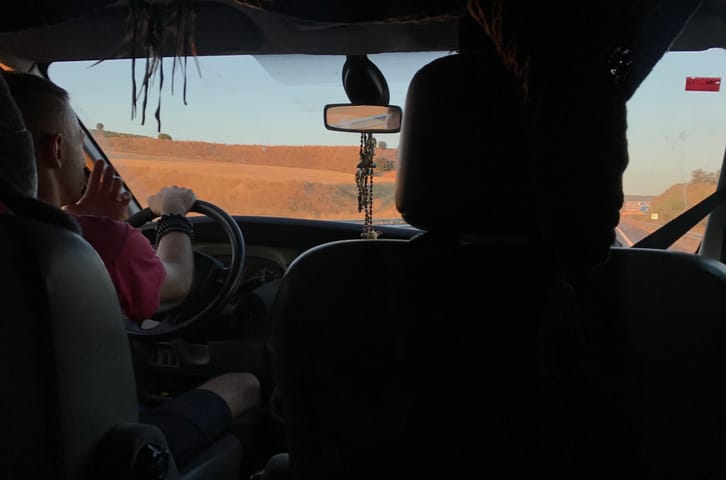 Getting Pulled Over By the Police Right After Hopping Into a Stranger’s Van