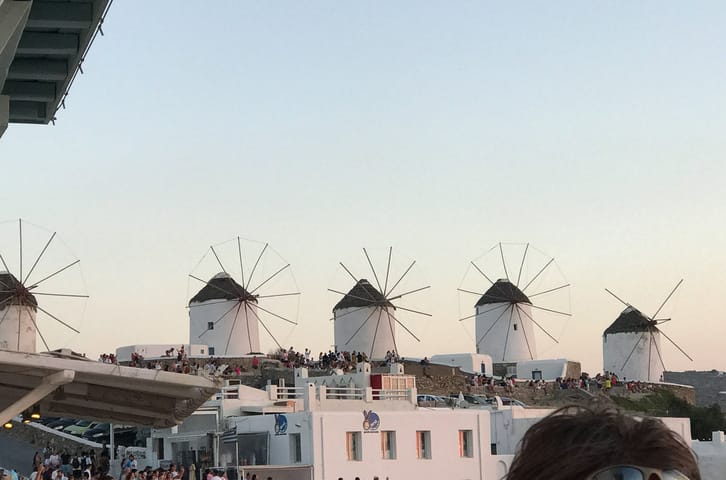 Checking Out the Iconic Windmills from Mykonos: The Island of the Winds