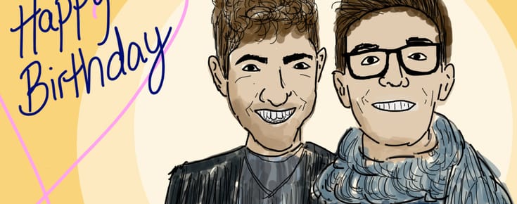 Birthday Doodles for the Guy I’m Dating